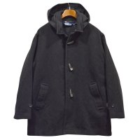 【ラルフローレン】【POLO RALPH LAUREN】【チャコール】ウール【ダッフルコート】【サイズXL】 