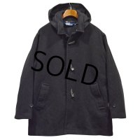 【ラルフローレン】【POLO RALPH LAUREN】【チャコール】ウール【ダッフルコート】【サイズXL】 