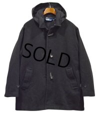 【ラルフローレン】【POLO RALPH LAUREN】【チャコール】ウール【ダッフルコート】【サイズXL】 