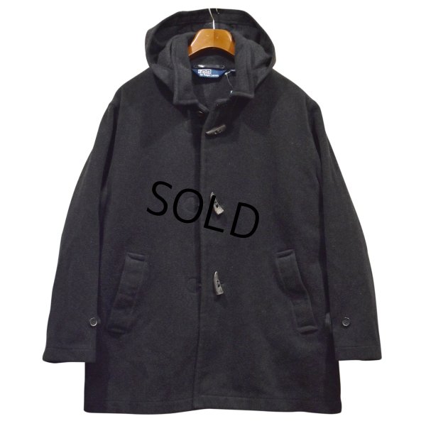 画像1: 【ラルフローレン】【POLO RALPH LAUREN】【チャコール】ウール【ダッフルコート】【サイズXL】 