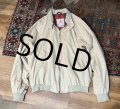 イングランド製【ビンテージ】【BARACUTA】【バラクータ】FOUR CLIMES G-9【ベージュｘ裏地赤チェック】ジップアップブルゾン【48LONG】 