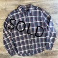 【パタゴニア】patagonia【チャコール×赤ｘ生成り】【チェック柄】【オーガニックコットンシャツ】【チェックシャツ】コットンシャツ【サイズM】 