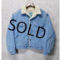 【USA製】ビンテージ【Levis】リーバイス【水色】裏ボア付きジャケット【サイズ４４】 