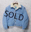 【USA製】ビンテージ【Levis】リーバイス【水色】裏ボア付きジャケット【サイズ４４】 