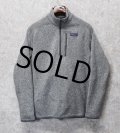 【パタゴニア】patagonia【グレー】【1/4ジップ】【ベターセーター】【サイズＭ】 