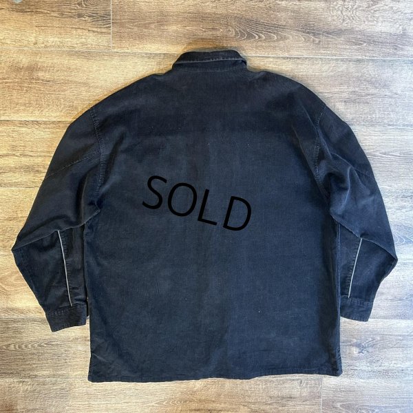 画像3: 【ビンテージ】【BUGLE BOY】ビューグル ボーイ【黒ｘグレーライン】【フルジップ】【コーデュロイジャケット】【サイズＸＬ】 