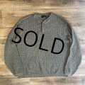 USA製【ビンテージ】【BILL BLASS】【ビルブラス】【ベージュ】【ヘンリーネック】【コットンｘアクリル】【セーター】【サイズL】 