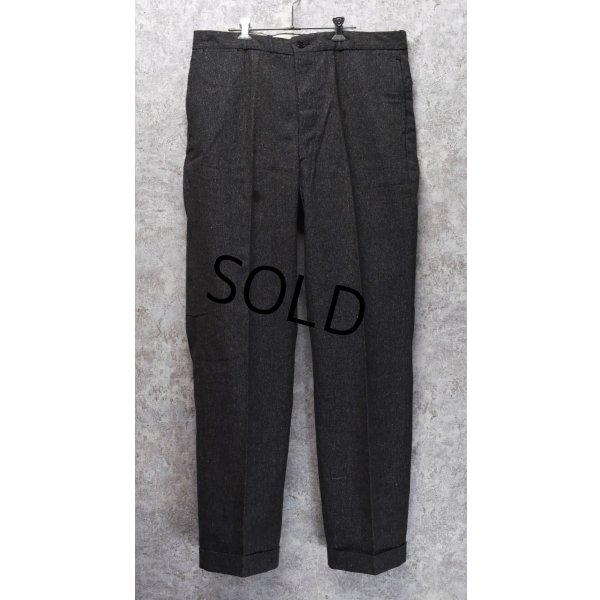 画像3: 〜50's 【デッドストック】【BAREKAT】【黒シャンブレー】【ブラックシャンブレー】 【ワークパンツ】【スラックス】【38ｘ34】 