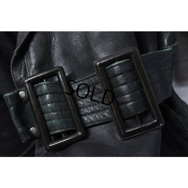 画像7: 40's〜【ビンテージ】【ドイツ軍】【EDER SPECHT】【タイロッケン】【モーターサイクル】【オールレザー】【オーバーコート】