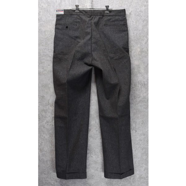 画像5: 〜50's 【デッドストック】【BAREKAT】【黒シャンブレー】【ブラックシャンブレー】 【ワークパンツ】【スラックス】【38ｘ34】 