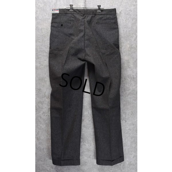 画像5: 〜50's 【デッドストック】【BAREKAT】【黒シャンブレー】【ブラックシャンブレー】 【ワークパンツ】【スラックス】【38ｘ34】 