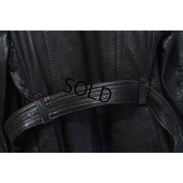 画像5: 40's〜【ビンテージ】【ドイツ軍】【EDER SPECHT】【タイロッケン】【モーターサイクル】【オールレザー】【オーバーコート】