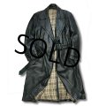 40's〜【ビンテージ】【ドイツ軍】【EDER SPECHT】【タイロッケン】【モーターサイクル】【オールレザー】【オーバーコート】 