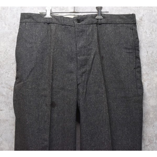 画像7: 〜50's 【デッドストック】【BAREKAT】【黒シャンブレー】【ブラックシャンブレー】 【ワークパンツ】【スラックス】【38ｘ34】 
