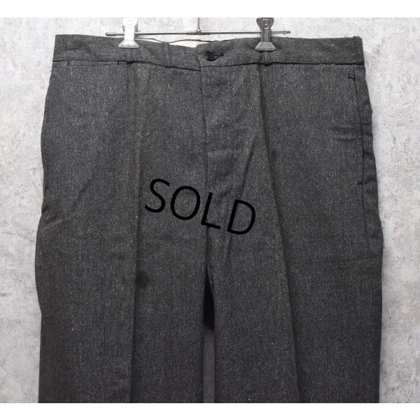 画像7: 〜50's 【デッドストック】【BAREKAT】【黒シャンブレー】【ブラックシャンブレー】 【ワークパンツ】【スラックス】【38ｘ34】 