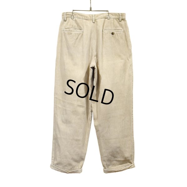 画像3: ビンテージ【AEROPOSTALE】【エアロポステール】【ベージュ】【２タック】【コーデュロイパンツ】【34×30】 