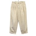 ビンテージ【AEROPOSTALE】【エアロポステール】【ベージュ】【２タック】【コーデュロイパンツ】【34×30】 