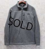 【ノースフェイス】【the north face】【グレー】【ハーフジップフリースジャケット】【サイズM】 