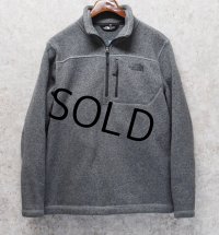 【ノースフェイス】【the north face】【グレー】【ハーフジップフリースジャケット】【サイズM】 