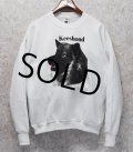 ほぼ未使用!! 90's~【ビンテージ】【フルーツオブザルーム】【Keeshond】 キースホンド犬【白】【スウェット】【サイズL】 