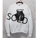 ほぼ未使用!! 90's~【ビンテージ】【フルーツオブザルーム】【Keeshond】 キースホンド犬【白】【スウェット】【サイズL】 