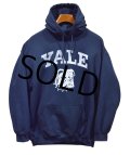 【ビンテージ】YALE【YALE大学】【イエール大学】紺【ブルドッグ】【カレッジロゴパーカー】【サイズL】 