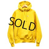 【チャンピオン】【Champion】【マスタードイエロー】【無地】【リバースウィーブパーカー】【サイズＬ】 