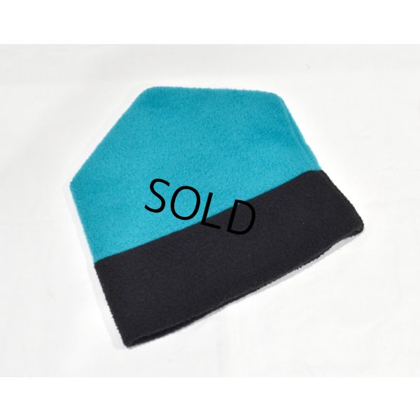 画像3: 90's~【USA製】【ビンテージ】エディーバウアー【ターコイズブルー×黒】【フリースキャップ】 