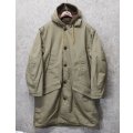 80's【ビンテージ】【L.L.Bean】LLビーン　【紺×ベージュ】【裏ボア】ジップアップパーカー【ジップアップコート】 