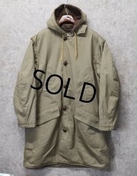 80's【ビンテージ】【L.L.Bean】LLビーン　【紺×ベージュ】【裏ボア】ジップアップパーカー【ジップアップコート】 