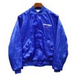 画像1: 【USA製】【ビンテージ】【Dunbrooke WALMART】青【ナイロンジャケット】【スタジャン】【サイズＬ】<br> (1)