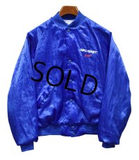 【USA製】【ビンテージ】【Dunbrooke WALMART】青【ナイロンジャケット】【スタジャン】【サイズＬ】 