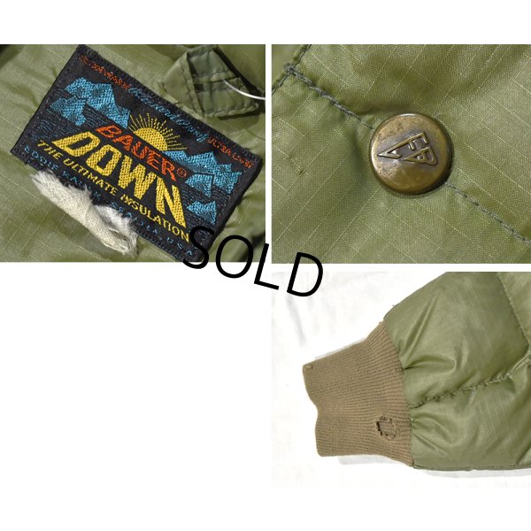画像2: 60's【ビンテージ】【Eddie Bauer】【エディーバウアー】バウアーダウン【モスグリーン】キルティングダウン【ダウンジャケット】 