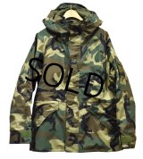 00s ほぼ未使用!!【ビンテージ】【米軍実物】【U.S.ARMY】【ECWCS】エクワックス 【ウッドランド】【ゴアテックスパーカー】【M-R】 