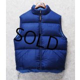 90's【ビンテージ】【L.L.bean】【L.L.ビーン】青【ダウンベスト】リバーシブル【サイズM】 