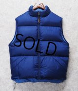 90's【ビンテージ】【L.L.bean】【L.L.ビーン】青【ダウンベスト】リバーシブル【サイズM】 