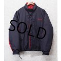 90's ビンテージ【CHAPS】【Ralph Lauren】【チャップスラルフローレン】【黒×赤】【ダウンジャケット】【サイズＸＬ】 