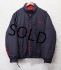 90's ビンテージ【CHAPS】【Ralph Lauren】【チャップスラルフローレン】【黒×赤】【ダウンジャケット】【サイズＸＬ】 