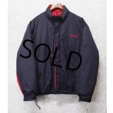 90's ビンテージ【CHAPS】【Ralph Lauren】【チャップスラルフローレン】【黒×赤】【ダウンジャケット】【サイズＸＬ】 