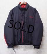 90's ビンテージ【CHAPS】【Ralph Lauren】【チャップスラルフローレン】【黒×赤】【ダウンジャケット】【サイズＸＬ】 