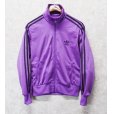 画像1: 【ビンテージ】【アディダス】adidas【紫×黒ライン】ジャージ【トラックジャージ】【サイズレディースM】<br> (1)