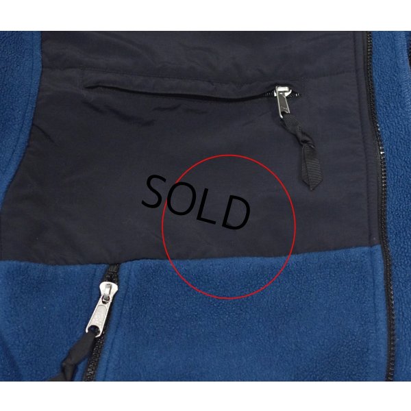 画像3: 【ノースフェイス】【the north face】【青×黒】デナリジャケット【フルジップフリースジャケット】【サイズＬ】 