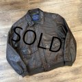 【SAVILE ROW】サヴィル・ロウ 【ビンテージ】【ブラウン】【A-2タイプ】【レザージャケット】【サイズM】 