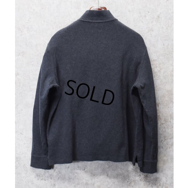 画像3: 【ラルフローレン】POLO RALPH LAUREN【ESTATE RIB】【チャコール】【無地】【ハーフジップ】【コットンセーター】【サイズL】