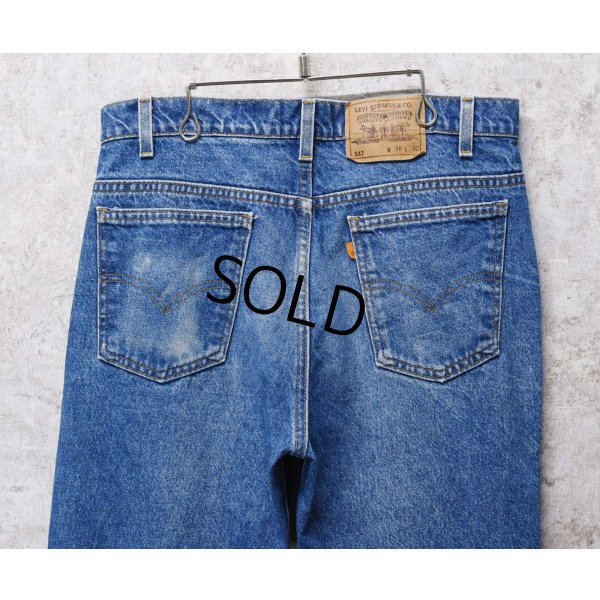 画像4: 90's~【ビンテージ】【USA製】【LEVI'S】【リーバイス５１７】ブーツカット【デニムパンツ】【517】【36Ｘ32】 