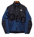【ノースフェイス】【the north face】【青×黒】デナリジャケット【フルジップフリースジャケット】【サイズＬ】 