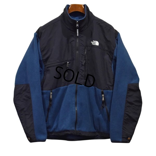画像1: 【ノースフェイス】【the north face】【青×黒】デナリジャケット【フルジップフリースジャケット】【サイズＬ】 