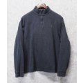 【ラルフローレン】POLO RALPH LAUREN【ESTATE RIB】【チャコール】【無地】【ハーフジップ】【コットンセーター】【サイズL】 