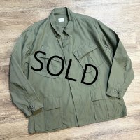 【デッドストック】60's【ビンテージ】U.S.ARMY【米軍実物】リップストップ【ジャングルファティーグジャケット】【L-SHORT】 