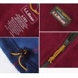 画像2: 【ビンテージ】L.L.Bean【ＬＬビーン】【エンジｘ紺】【ハーフジップ】【フリース】プルオーバーフリース レディース古着【サイズW-S】<br> (2)